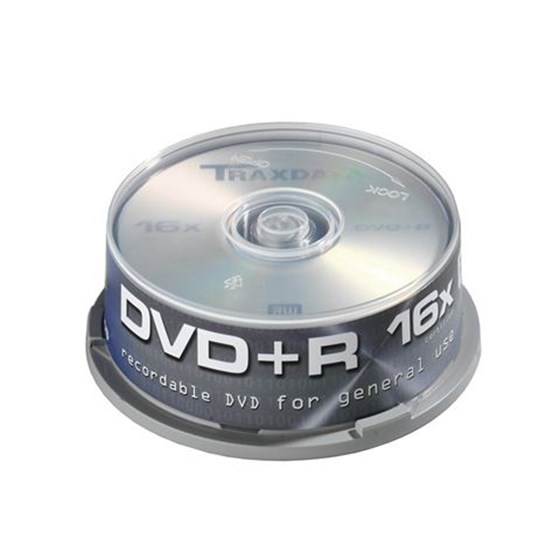 Medij Traxdata DVD+R 4.7GB 16x Cake 25kom P/N: 9067A3ITRA016