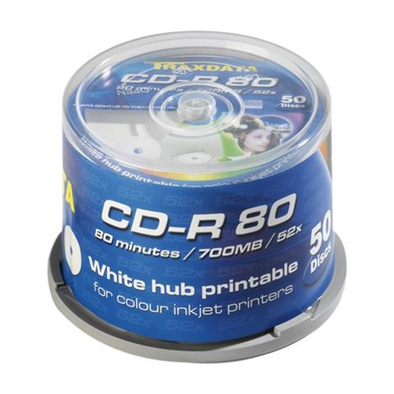 Medij Traxdata CD-R 700MB 80min 52x Spindle 50 kom P/N: 0231682 