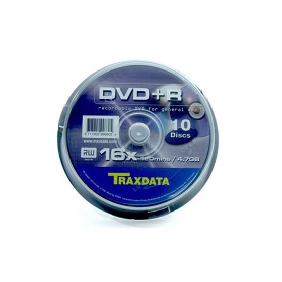 Medij Traxdata DVD-R 16x Cake 10 komada P/N: 907753ITRA001 