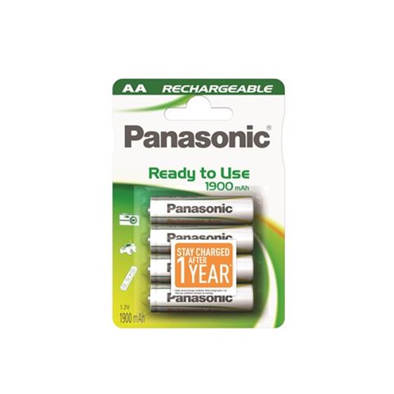 PANASONIC baterije AA HHR-3MVE/4BC, 1900mAh, punj. Ready to use