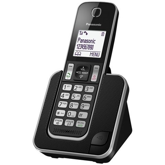 PANASONIC telefon bežicni KX-TGD310FXB crni P/N: KX-TGD310FXB