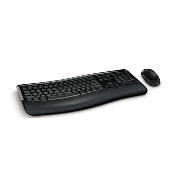 Tipkovnica i Miš Bežična Microsoft Wireless Comfort Desktop 5050 crna, PP4-00019
