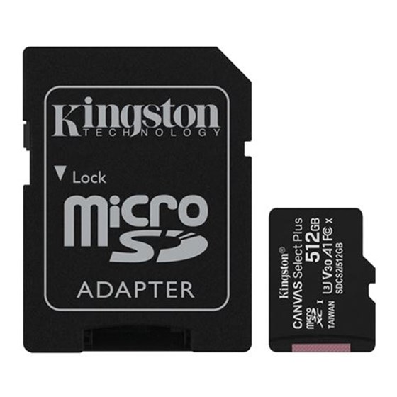 Memorija SD Micro Card 512GB Kingston UHS-I Class 10 P/N: SDCS2/512GB
