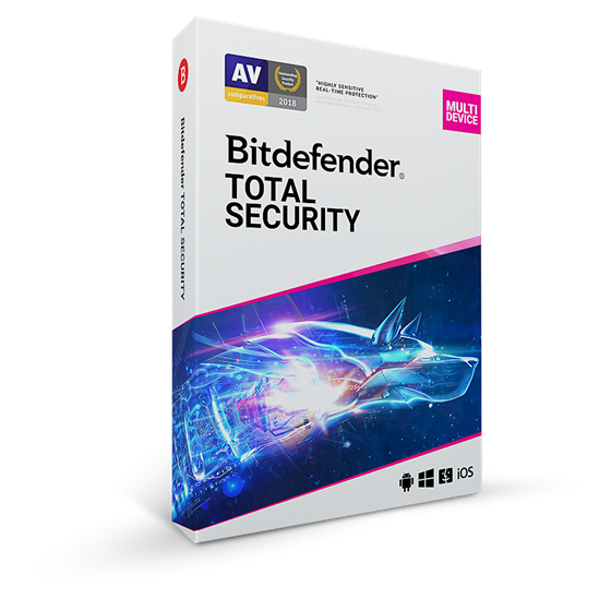 Bitdefender Total Security za 5 uređaja u trajanju od 1 godine