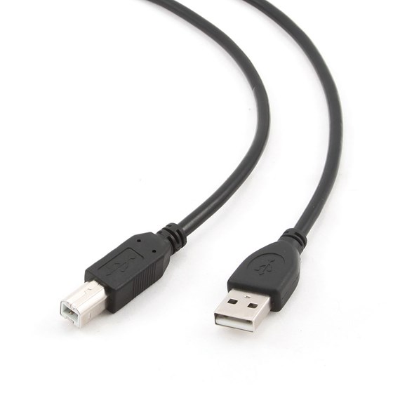 Kabel USB 2.0 - USB Type-B 1m Gembird (printer kabel) Crni P/N: CCP-USB2-AMBM-1M