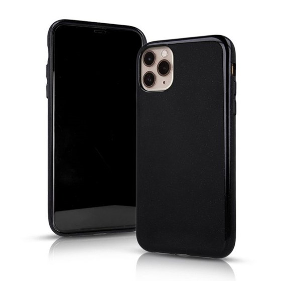 Maska BACK CASE Jelly Samsung A12 / M12 black   (ČIŠĆENJE ZALIHA)