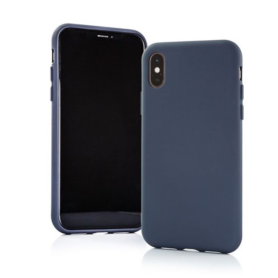 Maska BACK CASE Silicon Xiaomi Redmi Note 10/ Note 10S dark blue (ČIŠĆENJE ZALIHA)
