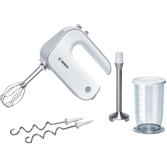 Bosch MFQ4070, Ručni mikser, Styline, 500 W, Bijela, Srebrna
