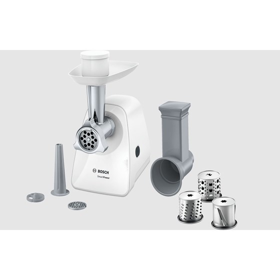 Bosch MFW2514W,Uređaj za mljevenje hrane, SmartPower, 1500 W, Bijela