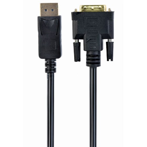 Kabel DisplayPort - DVI 1.8m Gembird crni P/N: CC-DPM-DVIM-6