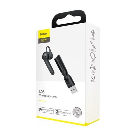 Slušalica Bluetooth Wireless Headset Baseus crna P/N: NGA05-01
