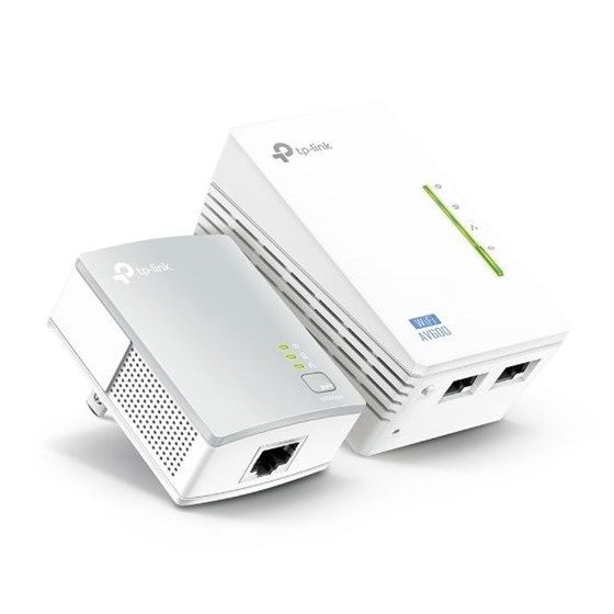 TP-Link TL-WPA4220KIT, AV600 Wi-Fi Powerline Extender (TL-WPA4220 & TL-PA4010)