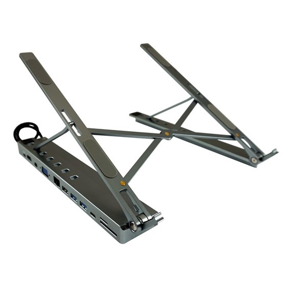 Port Replicator LC-Power multi Stand, stalak za laptop sa Dockom P/N: LC-HUB-C-MULTI-STAND