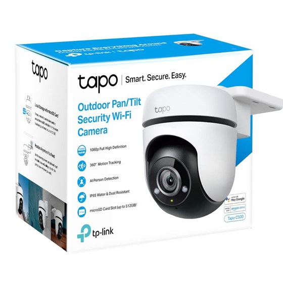 TP-Link Tapo C500, Outdoor Pan/Tilt Security Wi-Fi Camera