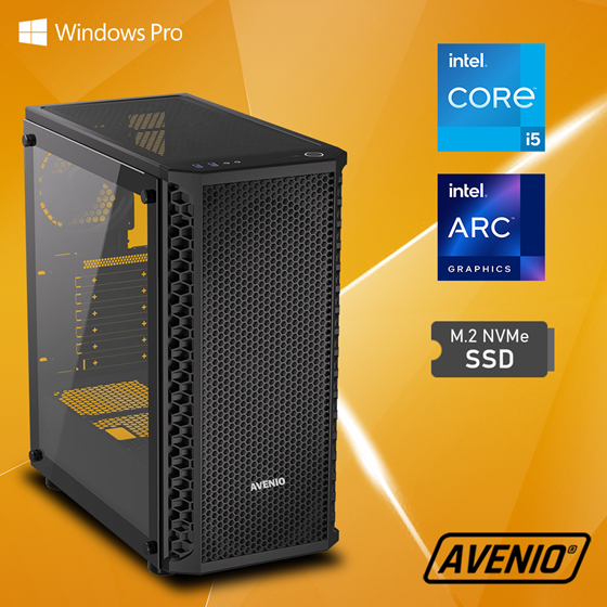 Avenio OptiGamer Intel Core i5 13400F 2.50GHz 16GB 1TB SSD NVMe W10P Intel ARC A750 8GB GDDR6 P/N: 02242230