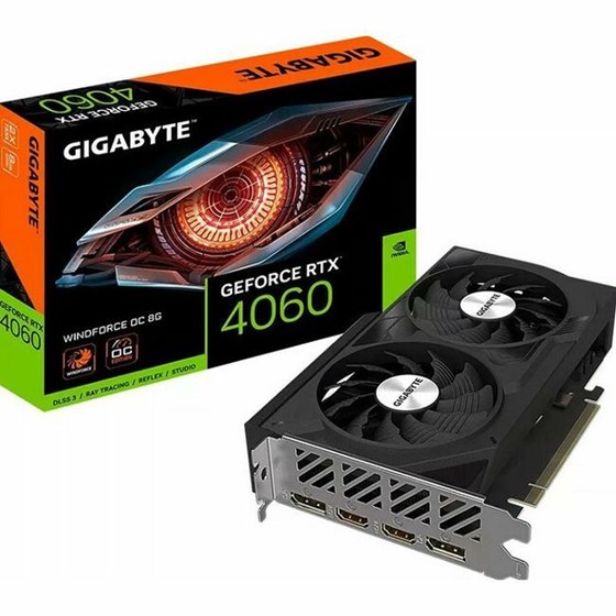 Grafička kartica Gigabyte, nVidia GeForce RTX 4060 WINDFORCE OC 8G, 8GB GDDR6, 2x HDMI, 2x DisplayPort
