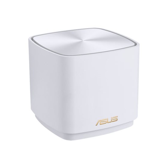 Asus ZenWiFi AX Mini (XD4) White 1PK, AX1800 Whole-Home Mesh WiFi 6 System – Coverage up to 4,800 Sq. ft. / 5+ rooms, easy setup, life-time free network security & parental controls, 90IG05N0-MO3RM0, 