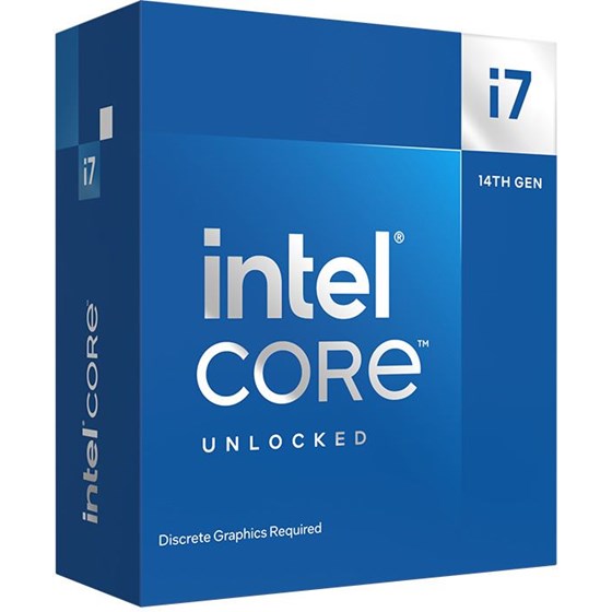 Procesor Intel Core i7-14700KF (20C/28T, 2.50GHz/5.60GHz, 33MB) Socket 1700 P/N: BX8071514700KF