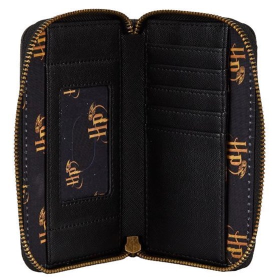 LOUNGEFLY HARRY POTTER SCORCERERS STONE ZIP AROUND WALLET