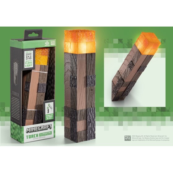 NOBLE COLLECTION – MINECRAFT – ILLUMINATING TORCH