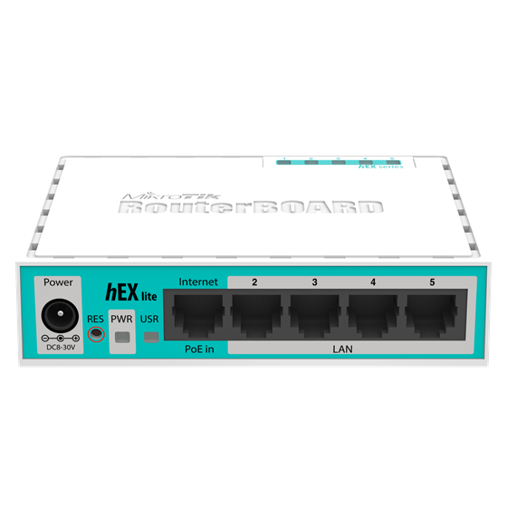 MikroTik hEX Lite Router RouterOS L4 (RB750r2)