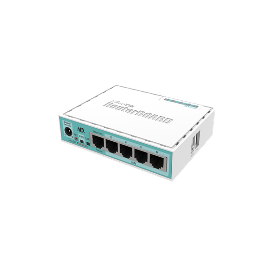 MikroTik hEX Router, 5×Gigabit, microSD, USB, RouterOS L4 (RB750Gr3)