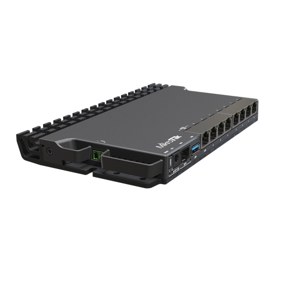 Mikrotik RB5009UG+S+IN, Router heavy-duty, 1GB DDR4 RAM, 1GB NAND, 1×2.5 G-LAN, 7× G-LAN, 1×SFP+, RouterOS L5