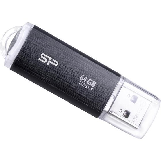 Memorija USB Stick, 64GB 3.2 Gen1, Silicon Power Blaze B02, crna