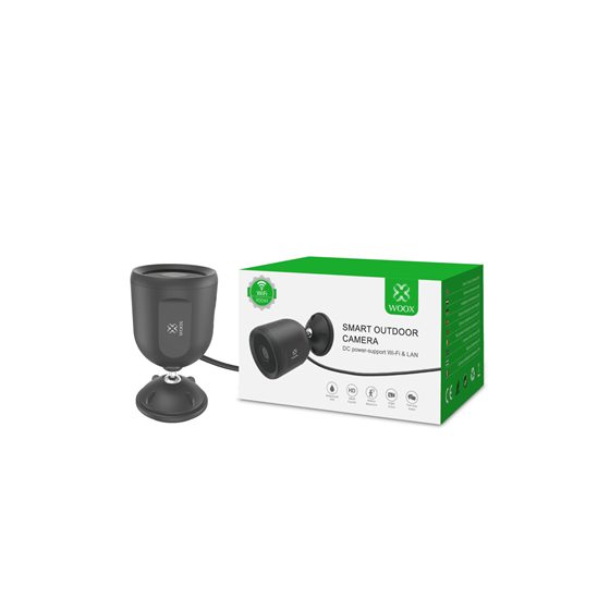 Woox Smart Wi-Fi vanjska kamera, Full HD 1080p, IP65 vodootporna, RJ45, microSD, WooxHome app, Alexa & Google Assistant
