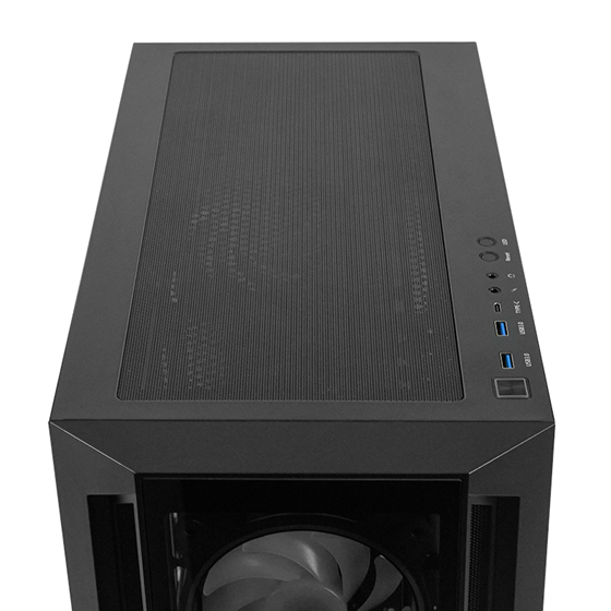 Kućište Chieftec Apex, E-ATX, Bez napajanja, Kaljeno staklo, RGB, Crna, GA-01B-TG-OP