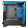 Kućište Chieftec Apex, E-ATX, Bez napajanja, Kaljeno staklo, RGB, Crna, GA-01B-TG-OP