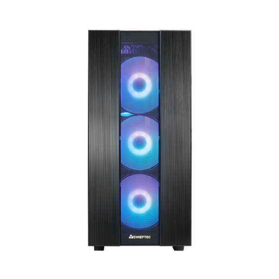 Kućište Chieftec Hunter 2, ATX, Bez napajanja, Kaljeno staklo, RGB, Crna, GS-02B-OP