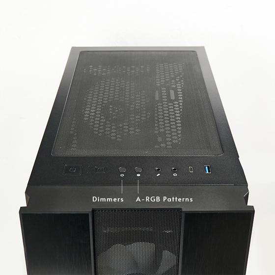 Kućište Chieftec Hunter 2, ATX, Bez napajanja, Kaljeno staklo, RGB, Crna, GS-02B-OP