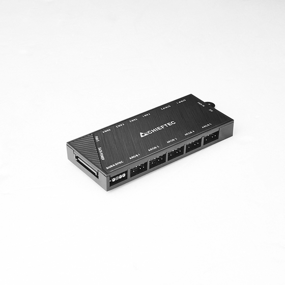 Kućište Chieftec Hunter 2, ATX, Bez napajanja, Kaljeno staklo, RGB, Crna, GS-02B-OP