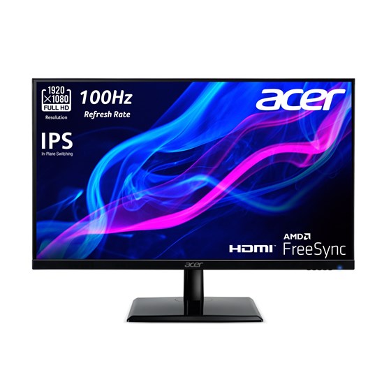 Monitor Acer EK241YEbi, 23.8" FullHD 100Hz IPS, ZeroFrame FreeSync, VGA, HDMI