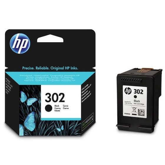 Tinta HP 302 Black P/N: F6U66AE 