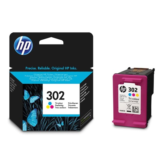 Tinta HP 302 TriColor P/N: F6U65AE 