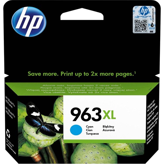 Tinta HP 963XL Cyan P/N: 3JA27AE 
