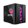 Kućište Chieftec M2, mATX, Bez napajanja, Kaljeno staklo, RGB, Crna, GM-02B-OP