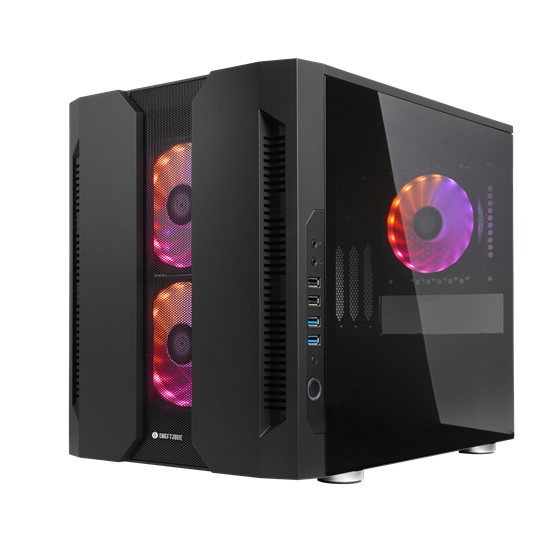 Kućište Chieftec M2, mATX, Bez napajanja, Kaljeno staklo, RGB, Crna, GM-02B-OP