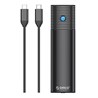 Orico Eksterno kućište za M.2 SATA / NVMe SSD B&M-Key, USB-C, crno (ORICO-PWDM2-G2-BK-EP)