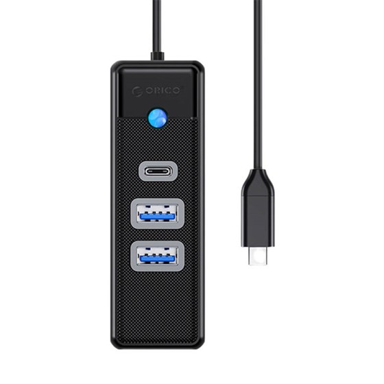 USB C Hub Orico 2x USB 3.0, 1x USB C, 5Gbps, PWC2U-C3-015-BK-EP