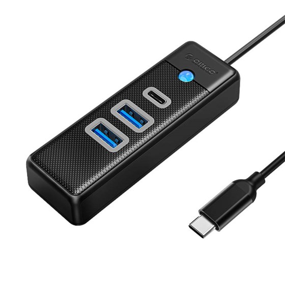 USB C Hub Orico 2x USB 3.0, 1x USB C, 5Gbps, PWC2U-C3-015-BK-EP