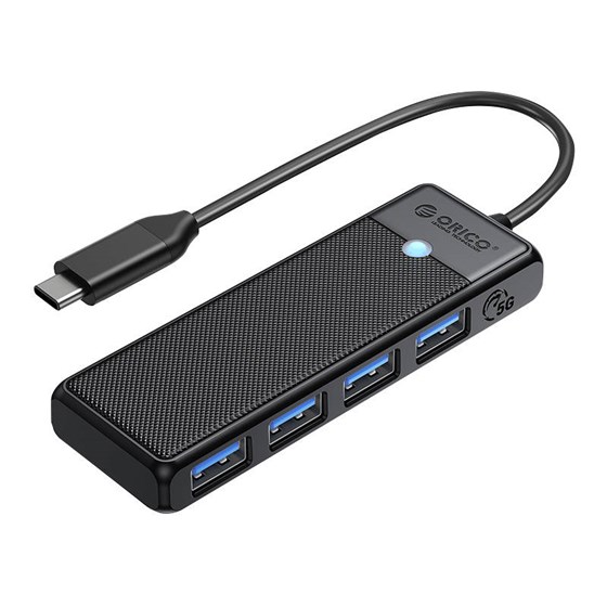 Orico 4-portni USB-C hub, 4× USB3.0 (ORICO-PAPW4A-C3-015-BK-EP)