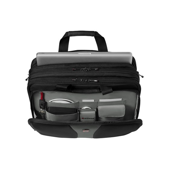 Torba za laptope do 17" Wenger Legacy Triple Crna