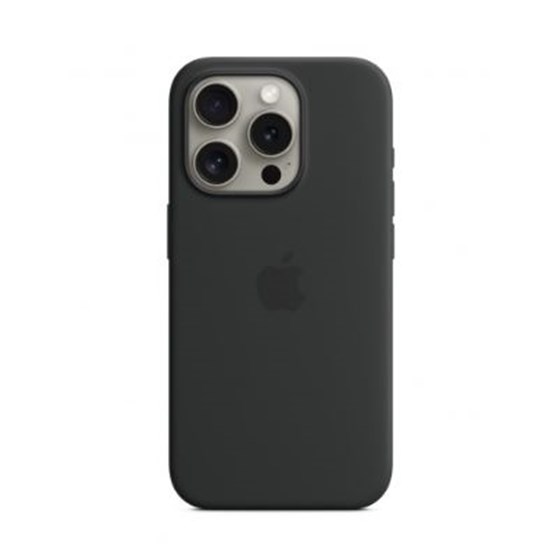 Apple iPhone 15 Pro Silicone Case w MagSafe - Black, mt1a3zm/a