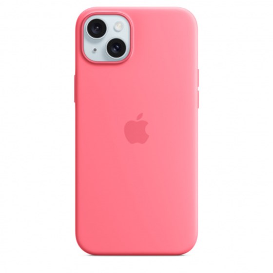 Apple iPhone 15 Silicone Case with MagSafe - Pink, mwn93zm/a