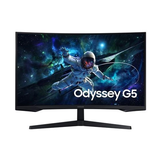 Monitor Samsung 27" Odyssey G5, LS27CG552EUXEN, QHD, VA, 165Hz, 1ms, HDR10, HDMI, DP, Zakrivljeni 1000R
