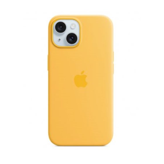 Apple iPhone 15 Silicone Case with MagSafe - Sunshine, mwna3zm/a
