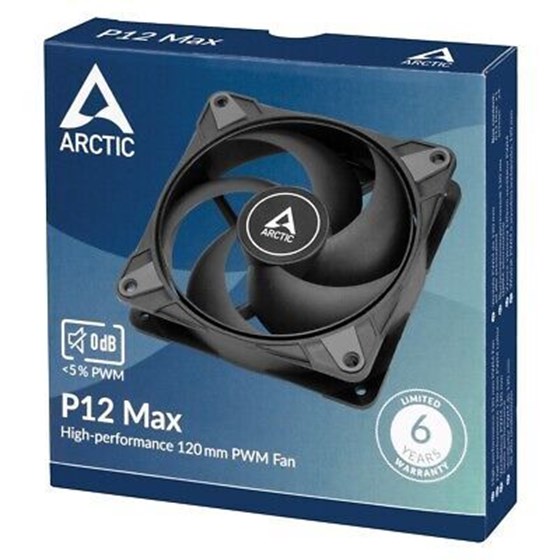 Ventilator Arctic P12 MAX, Crni, ACFAN00280A